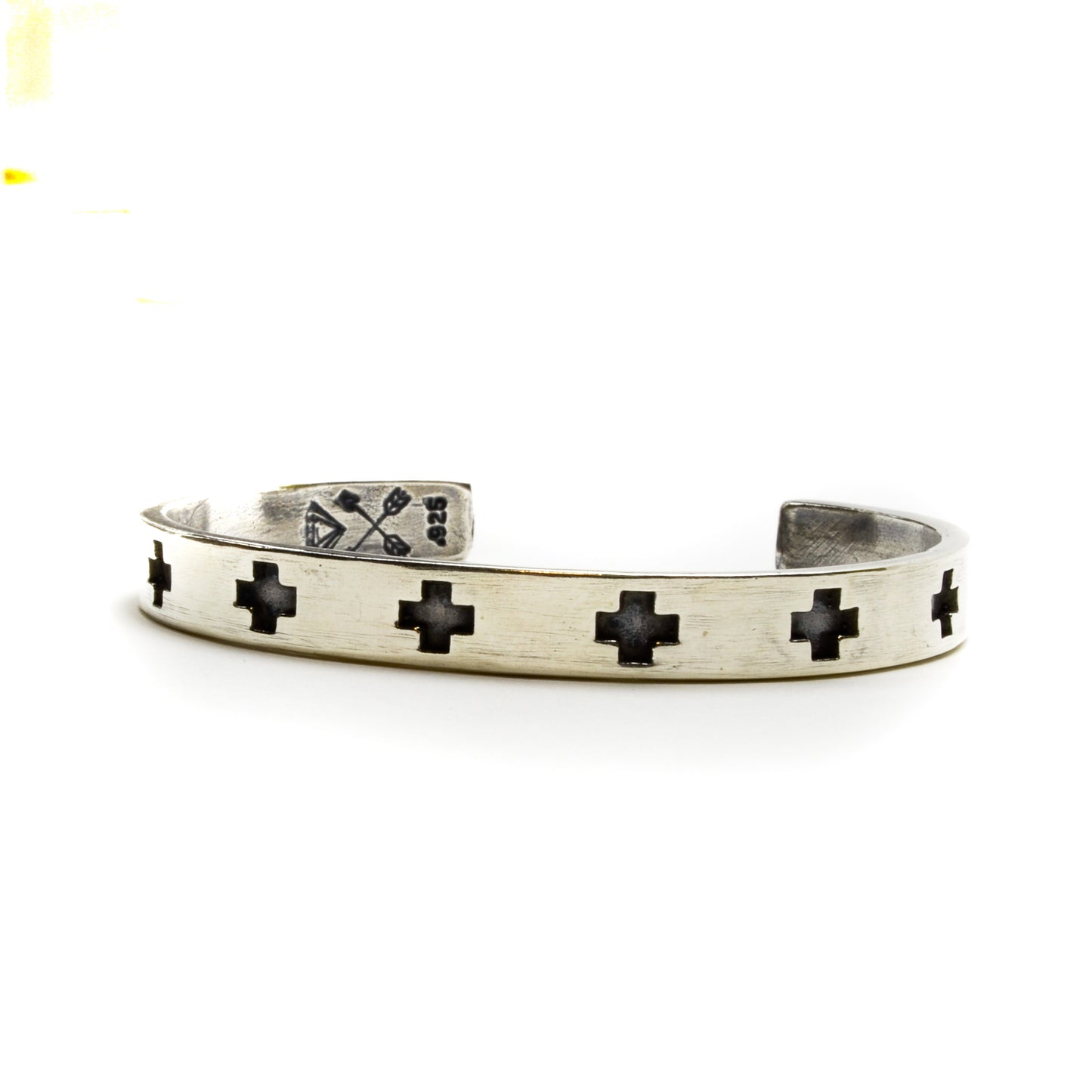 Paths Crossing Cuff Sterling Silver Bracelet