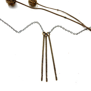 Falling Twig Necklace