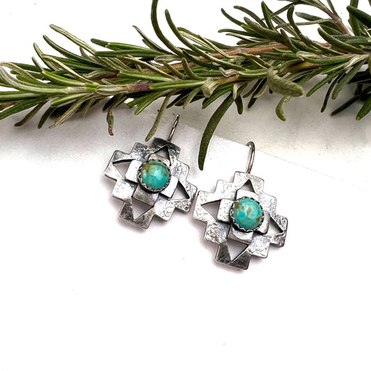 Turquoise Cruz Earrings