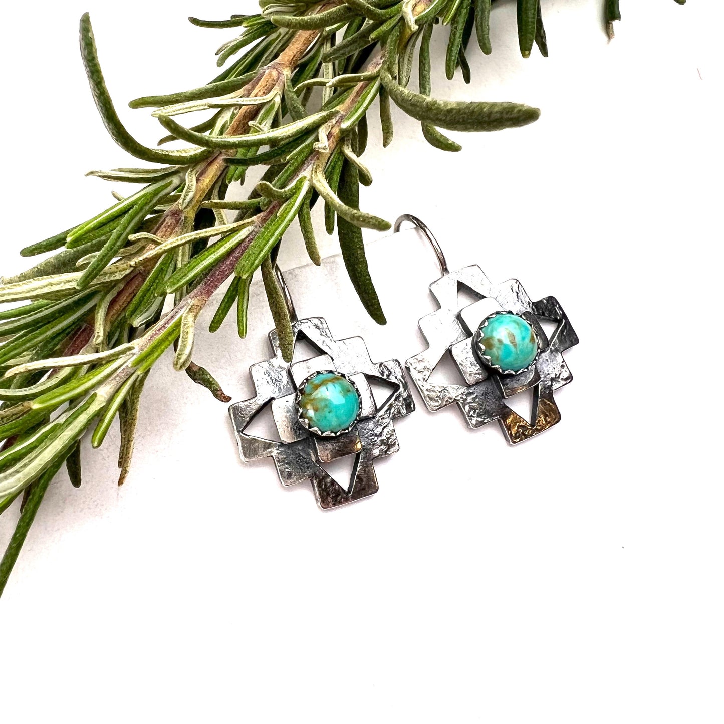 Turquoise Cruz Earrings