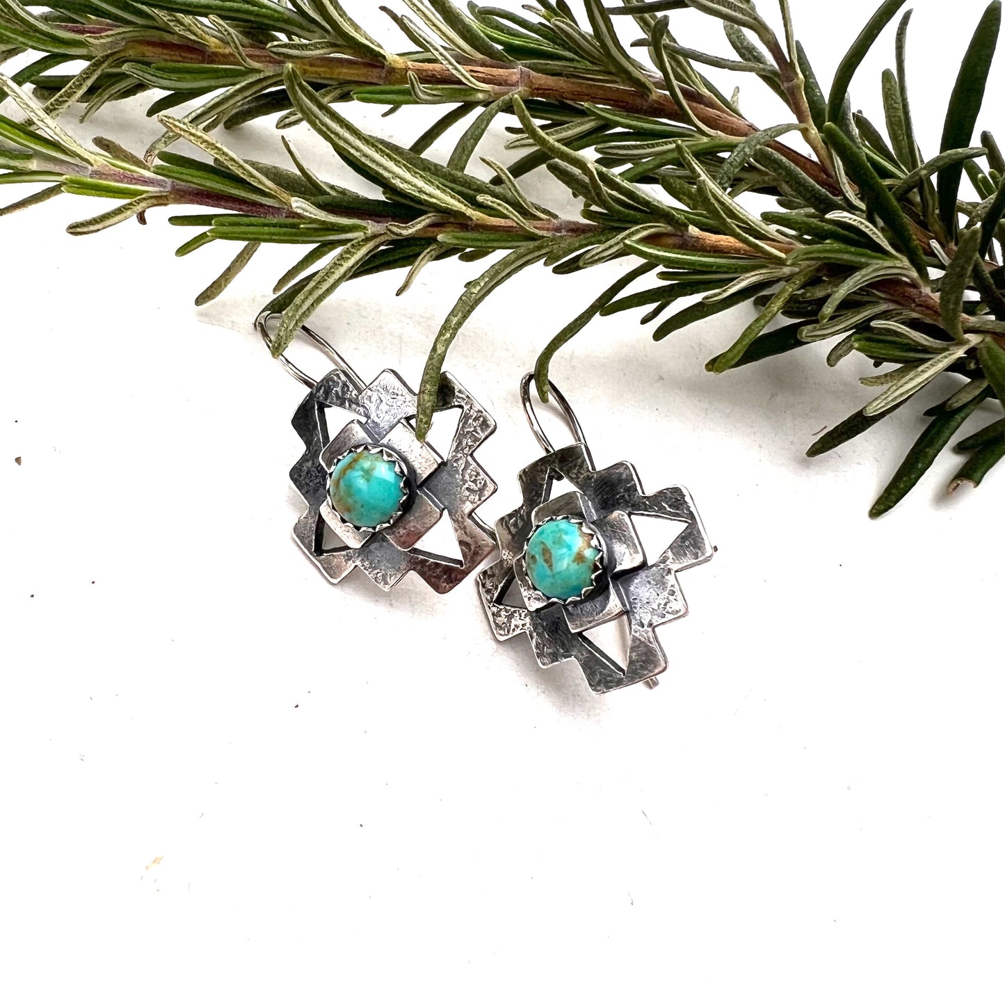 Turquoise Cruz Earrings