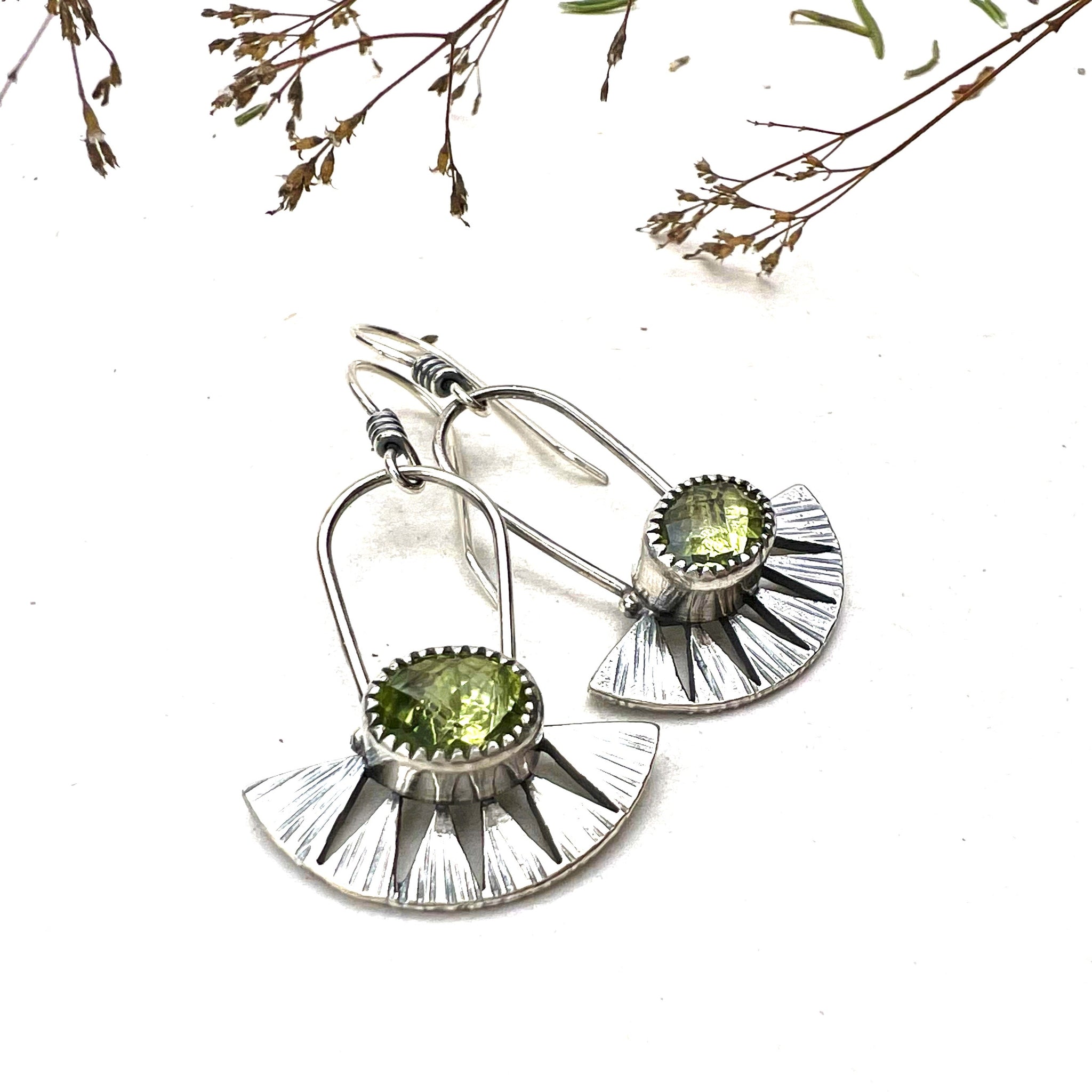 Peridot Juniper Earrings