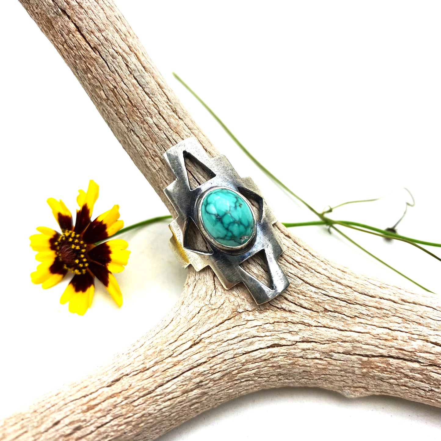 Turquoise Cruz Ring