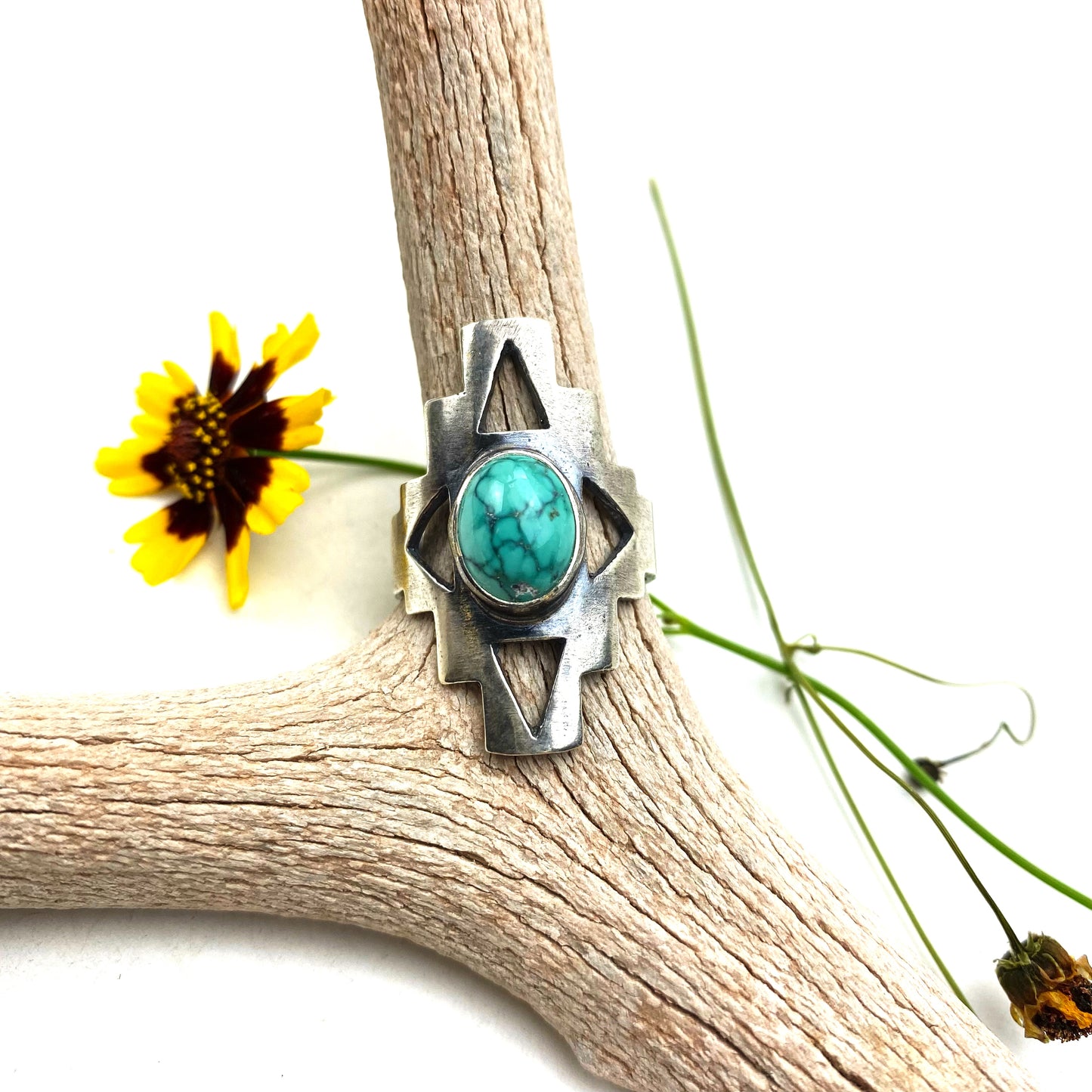 Turquoise Cruz Ring