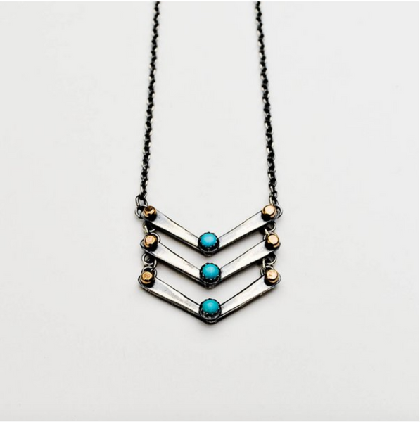 Celestial Ladder Sterling Silver Necklace